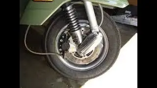 Vespa PX — как заменить передние тормозные колодки