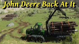 FS19 Forestry | John Deere Back at it In Final Felling | Timelapse