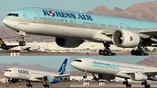 Compilation: November 17, 2024 &ndash; Discover Airlines A333, Korean Air B77W, Norse Atlantic B789