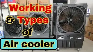 Air cooler working & Types of Air cooler | Desert, tower, industrial, window, portable ai cooler