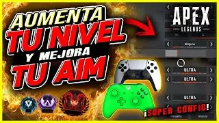 &iexcl;CON ESTOS AJUSTES de MANDO ESTE JUGADOR LLEGO A PRED / APEX LEGENDS Mejor configuraci&oacute;n para mando!