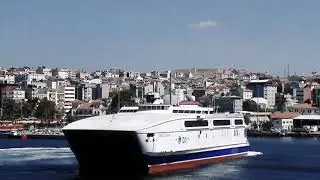 YOUTUBE _ Швартовка судна типа ро-ро в Бандирме | Самостоятельное управление судном. Опытный мастер || Виктор Габинг