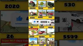 Flying Car + Super Car + All New Cheat Code Indian Bike Driving 3d 🤩 #indianbikedriving3d #cheetcode