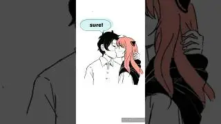 eat or k&igrave;ss | Damian sneakily kissed anya #shorts #spyxfamily #animekiss