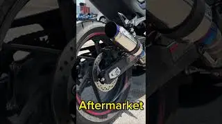 CFMOTO 450SS Exhaust Comparison | Stock vs Aftermarket | #cfmoto #cfmoto450ss #cfmoto450sr #450nk