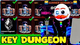 DPS INSANO! FARMEI O TIME GM+ COM A NOVA REL&Iacute;QUIA RANK N na KEY DUNGEON do ARISE CROSSOVER