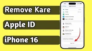 iPhone 16 Apple ID Remove Kaise Kare How to Remove Apple ID from iPhone 16| iPhone Apple ID Solution