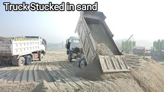 Mercedes Truck stucked in sand #truckstuckvide #mantruck #mercedestruck #mercedes  #shooteverything