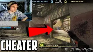 xQc Plays Against an Actual Cheater in CS:GO