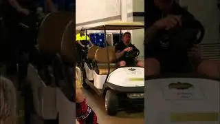 Roman  Reigns Backstage Drive with Sonya and dana