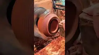 Pure Satisfaction: Turning Raw Wood into Art 🔨🔥#oddlysatisfying #craftsmanship #diy #art #woodart