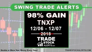 Swing Trade Alerts - Over 98% Gain! - Daily Stock Pick  - Dec 6-7 2018