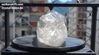 Kristallsch&auml;del Zwilling crystal skull twin Putin