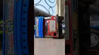A TATA Truck overturned for over speed JCB Crane reached the spot for rescue in muddy off-road video