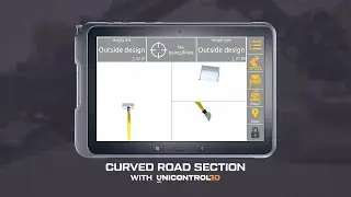 Curved Road Section with Unicontrol3D