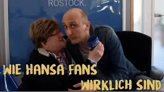 FC Hansa Rostock Fan Bine bei Wetter Werner