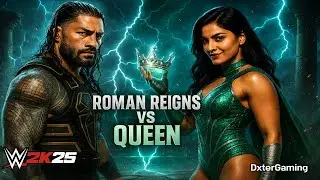 WWE LIVE || ROMAN REIGNS vs QUEEN PT 10#verticallive #wwelivetoday #2k #shorts #wwe