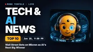 Tech & AI News — Top 10 · Jun 28, 9:00 PM | Monk Tenfold