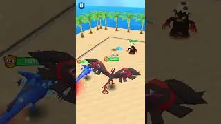 Negamons 2vs2 Battle (Flambeastix and Poseidonix) | Negamons: Monster Trainer Game