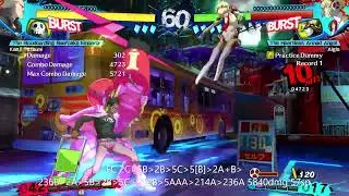 P4AU 2.0 Kanji Fatal Combos (no resources)