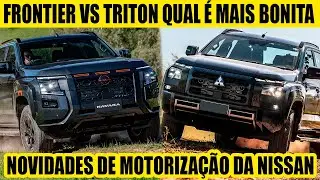 FRONTIER VS TRITON QUAL FICOU MAIS BONITA - INFORMAÇÕES  SOBRE MOTOR DA FRONTIER