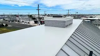 Fiberglass Roof System with Parapet Walls