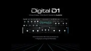 DIGITAL D1 Virtual Analog PCM Synth Module by AudioKit - Demo for the iPad