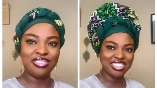 ANKARA HEAD WRAP TUTORIAL 