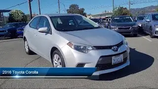2016 Toyota Corolla Walnut Creek  Berkeley  Oakland  Fairfield