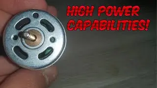 Testing an RS-360 Brushed DC Motor: RPM, Torque, Voltage and Current
