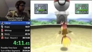 Pokemon Stadium 2 Complete Game Speedrun in 24:31:01 (1/3)