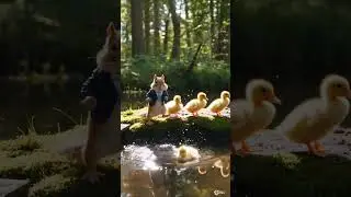 Cute Chipmunk Adventure | Story #adventure #ducklings  #asmrshorts  #cuteanimals  #trendingvideo