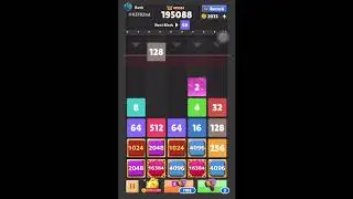 Drop the Number Personal High Score - 65536 Block (No Revive/Powerup) - PART 2
