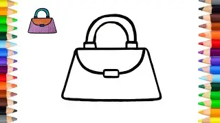 How to draw a cute hand bag | Bag drawing for kids| @Cutedrawings01 