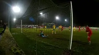 Joe Burgess equalises for Stamford to make it 2 2  v Barwell FA Trophy replay 27 11 18