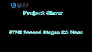 5000lph Two Stage RO Plant