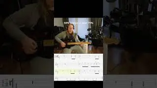 Back in Black intro slowed down 50% then 75% tempo #lesson #easy for #beginner AC/DC