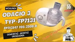 Demontaż - montaż robota kuchennego Moulinex Odacio 3 FP7131 [55] | #PiotrMajsterkowicz #naprawagd