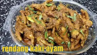 KAKI AYAM JGN DI BUANG TAPI DI SIMPAN BUAT MASAK RENDANG.. SEDAP WEH👍