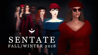 Sentate Fall/Winter 2018 - Sims 4 CC Fashion Show