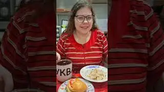 Мукбанг с мужем Вареники с картошкой, Сендвич/Едим и обсуждаем 