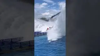 Amazing Poseidon Water Splash #europapark #water #aquapark #nature #action #funny #fun #wet