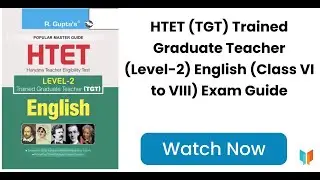 HTET Trained Graduate Teacher(Level-2) English VI to VIII Exam Guide - Ramesh Publishing House Books