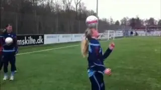 Kvindefodbold: fodboldtrick fra U/19-landsholdet