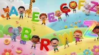 Alphabet A to Z Song for Kids 🎵 ABC Learning Phonics | 3D Cartoon Nursery Rhymes
