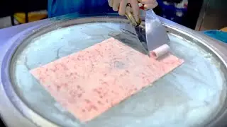 Fried Ice Cream @AHACambodianFood #friedicecream #friedicecreamrolls #friedice #shorts #youtube