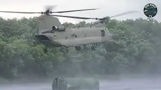 Unstoppable Force: U.S. Army Chinooks Build Floating Bridge for NATO Forces 🇺🇸🇵🇱
