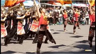 富士東高校 吹奏楽部 マーチング「サバンナ」清水港 歓迎演奏