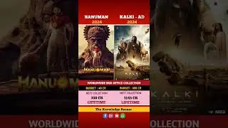 Kalki vs Hanuman movie comparison box office collection #kalki2898ad #hanuman #prabhas #kalki