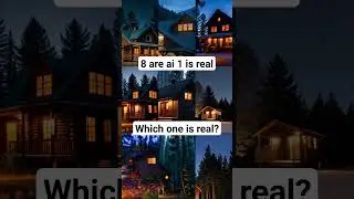 ai quiz #ai #aiart #aiartcommunity #aiquiz #photography #cabin #cozy #cozywinterambience